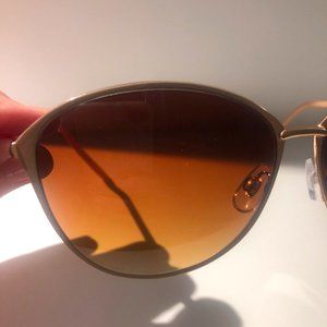 Sleek pink sunglasses!